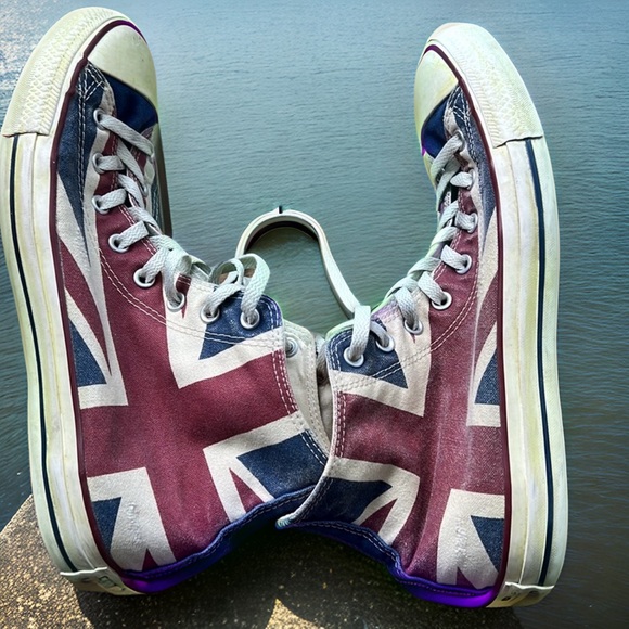 Converse All-Star canvas high-tops - special Union Jack edition - awesome - Picture 6 of 10